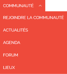 Menu Communauté