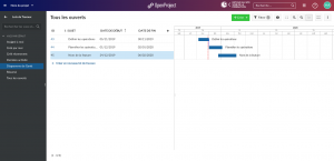 Diagramme de Gantt